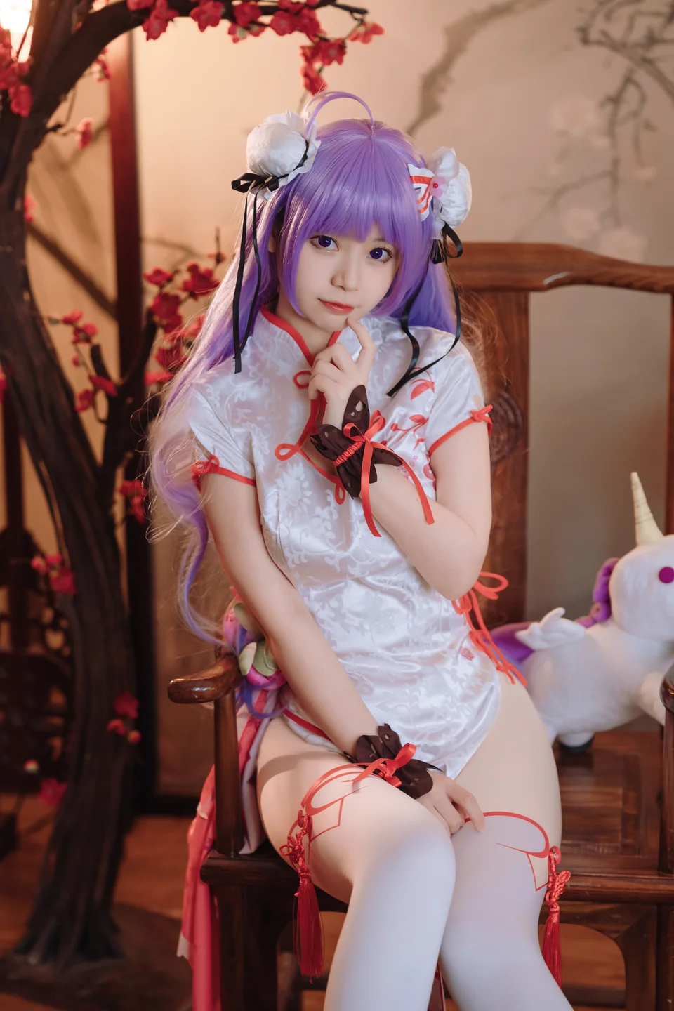 猫大人 - 碧蓝航线 独角兽 旗袍 [22P-348MB] tg@simisebaisi 【丝足阁】018.webp